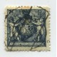 LIECHTENSTEIN 1921 Yv. 48A DENTADO 12 1/2 ESTAMPILLA USADA 40 EUROS