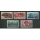 LIECHTENSTEIN 1941 Yv. 167/71 SERIE COMPLETA DE ESTAMPILLAS USADAS 35 EUROS