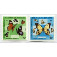 FAUNA AFARS ET ISSAS MARIPOSAS SERIE COMPLETA DE ESTAMPILLAS MINT