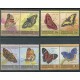 MARIPOSAS FLORES UNION ISLANDS SERIE COMPLETA DE ESTAMPILLAS MINT