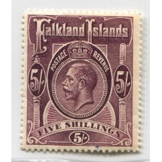 MALVINAS 1912 Yv. 34 ESTAMPILLA NUEVA CON GOMA MUY LINDA EUROS 100