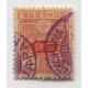 JAPON 1913 Yv. 122 ESTAMPILLA USADA 25 EUROS