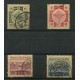 JAPON 1928 Yv. 198/201 SERIE COMPLETA DE ESTAMPILLAS USADAS 15 EUROS