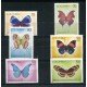 MARIPOSAS COLOMBIA SERIE COMPLETA DE ESTAMPILLAS MINT