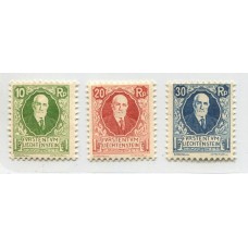 LIECHTENSTEIN 1925 Yv. 72/4 SERIE COMPLETA DE ESTAMPILLAS NUEVAS 77,50 EUROS