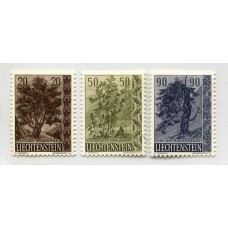 LIECHTENSTEIN 1958 Yv. 333/5 SERIE COMPLETA DE ESTAMPILLAS NUEVAS 30 EUROS