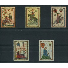 LIECHTENSTEIN 1961 Yv. 359/63 SERIE COMPLETA DE ESTAMPILLAS MINT 15 EUROS