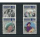 MALVINAS 1985 DEPENDENCIAS SERIE COMPLETA DE ESTAMPILLAS MINT Yv. 145/8