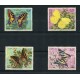 MARIPOSAS ALGERIA SERIE COMPLETA DE ESTAMPILLAS MINT FLORES