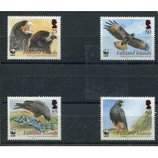 MALVINAS 2006 SERIE COMPLETA DE ESTAMPILLAS MINT WWF AVES