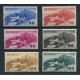 JAPON 1952 Yv. A 27/32 ESTAMPILLAS AEREAS TRES SON NUEVAS CON GOMA TONALIZADA y TRES SON MINT 537 EUROS a muy bajo precio