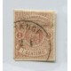 LUXEMBURGO 1859 Yv. 03 ESTAMPILLA USADA, RARA 475 EUROS