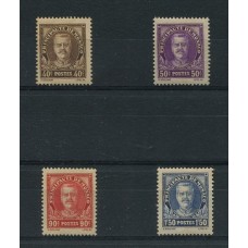 MONACO 1933 Yv. 115/8 SERIE COMPLETA DE ESTAMPILLAS NUEVAS CON GOMA 67 Euros