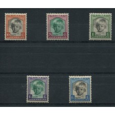 LUXEMBURGO 1931 Yv. 234/8 SERIE COMPLETA DE ESTAMPILLAS NUEVAS 47,50 EUROS