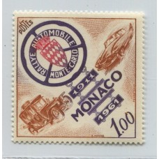 MONACO 1961 Yv. 555 ESTAMPILLA NUEVA MINT COMPLETA AUTOMOBILES