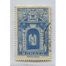 MONACO 1948 Yv. 313A ESTAMPILLA USADA, LA MAS RARA DE LA SERIE 20 EUROS