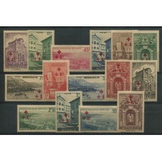 MONACO 1940 Yv. 200/14 SERIE COMPLETA DE ESTAMPILLAS NUEVAS HERMOSA CALIDAD 185 EUROS