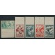 MONACO 1948 Yv. 319/23 SERIE COMPLETA DE ESTAMPILLAS NUEVAS VARIEDAD SIN DENTAR HERMOSA CALIDAD, DEPORTES 63 EUROS