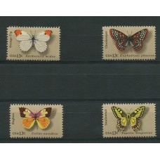 ESTADOS UNIDOS MARIPOSAS SERIE COMPLETA DE ESTAMPILLAS MINT