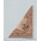 MALVINAS 1891 Yv. 07 ESTAMPILLA BISECTADA y SOBRECARGADA 1/2 p. NUEVA CON GOMA, MUY RARA y ADEMAS TIENE FILIGRANA LETRAS 700 EUROS