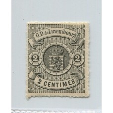 LUXEMBURGO 1865 Yv. 13 ESTAMPILLA NUEVA SIN GOMA 24 EUROS