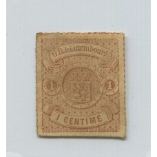 LUXEMBURGO 1865 Yv. 16 ESTAMPILLA NUEVA SIN GOMA 52,5 EUROS