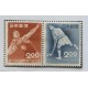 JAPON 1951 Yv. 496/7 SERIE COMPLETA DE ESTAMPILLAS NUEVAS CON GOMA DEPORTES HOCKEY