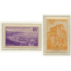 MONACO 1957 Yv. 487/8 SERIE COMPLETA DE ESTAMPILLAS MINT 28 Euros