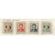 MONACO 1949 Yv. 334B/7B SERIE COMPLETA DE ESTAMPILLAS NUEVAS CON GOMA 44 Euros