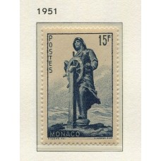 MONACO 1951 Yv. 351 ESTAMPILLA MINT 13,5 Euros