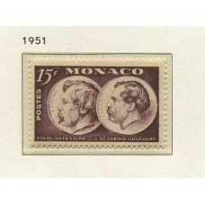 MONACO 1951 Yv. 352 ESTAMPILLA MINT 13,5 Euros