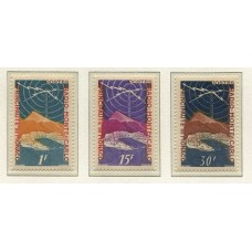 MONACO 1951 Yv. 376/8 SERIE COMPLETA DE ESTAMPILLAS MINT 31,35 Euros