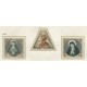 MONACO 1955 Yv. 437/9 SERIE COMPLETA DE ESTAMPILLAS NUEVAS CON GOMA