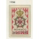 MONACO 1958 Yv. 490 ESTAMPILLA MINT