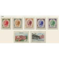 MONACO 1969 Yv. 772/8 SERIE COMPLETA DE ESTAMPILLAS MINT 15 Euros