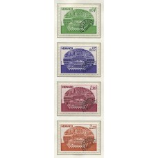 MONACO Yv. PREOBLITERADOS 58/61 SERIE COMPLETA DE ESTAMPILLAS MINT