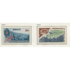 MONACO 1977 Yv. 1121/2 SERIE COMPLETA DE ESTAMPILLAS MINT