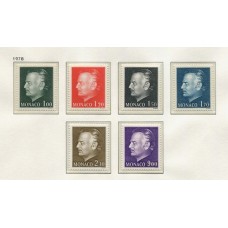 MONACO 1978 Yv. 1141/6 SERIE COMPLETA DE ESTAMPILLAS MINT 15 Euros