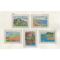 MONACO 1978 Yv. 1147/51 SERIE COMPLETA DE ESTAMPILLAS MINT 9,65 Euros