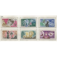 MONACO 1980 Yv. 1235/40 SERIE COMPLETA DE ESTAMPILLAS MINT 7,85 Euros