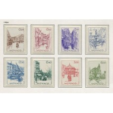 MONACO 1984 Yv. 1404/11 SERIE COMPLETA DE ESTAMPILLAS MINT