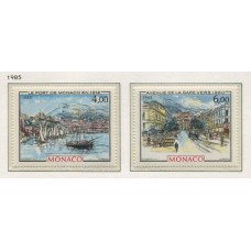 MONACO 1985 Yv. 1492/3 SERIE COMPLETA DE ESTAMPILLAS MINT PINTURAS