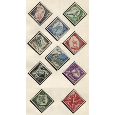 MONACO 1952 Yv. 386/91 + AEREO 51/4 SERIE COMPLETA DE ESTAMPILLAS MINT DEPORTES OLYMPICOS 97.25 EUROS