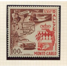 MONACO 1956 Yv. 441 ESTAMPILLA MINT COMPLETA AUTOMOBILES 34 EUROS