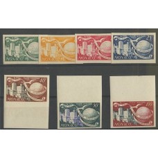 MONACO 1949 Yv. 332/3 + AEREO 45/8 SERIE COMPLETA DE ESTAMPILLAS NUEVAS SIN DENTAR 87 EUROS