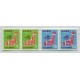 JAPON 1968 Yv. 906/9 SERIE COMPLETA DE ESTAMPILLAS NUEVAS MINT SE-TENANT