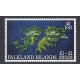 MALVINAS 1982 ESTAMPILLA MINT MAPA