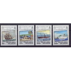 MALVINAS 1984 SERIE COMPLETA DE ESTAMPILLAS MINT BARCOS