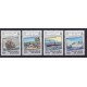 MALVINAS 1984 SERIE COMPLETA DE ESTAMPILLAS MINT BARCOS