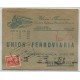 ARGENTINA 1960 SOBRE DE LA UNION FERROVIARIA CON RARO MATASELLO CORREO PRIVADO ?